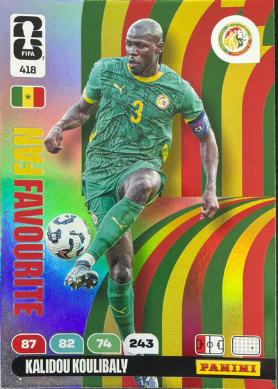 Kalidou Koulibaly – Panini Adrenalyn XL FIFA World Cup 2026 – #418