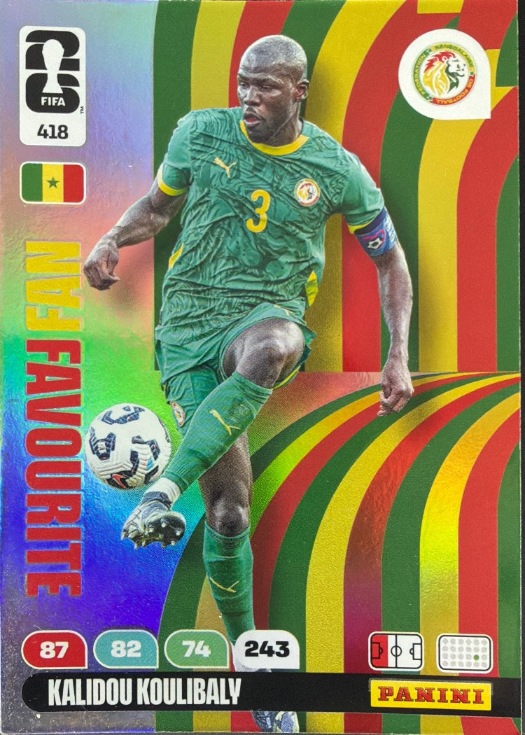 Kalidou Koulibaly – Panini Adrenalyn XL FIFA World Cup 2026 – #418
