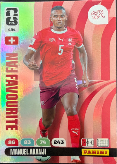 Manuel Akanji – Panini Adrenalyn XL FIFA World Cup 2026 – #454