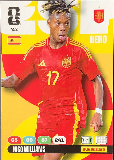 Nico Williams – Panini Adrenalyn XL FIFA World Cup 2026 – #452