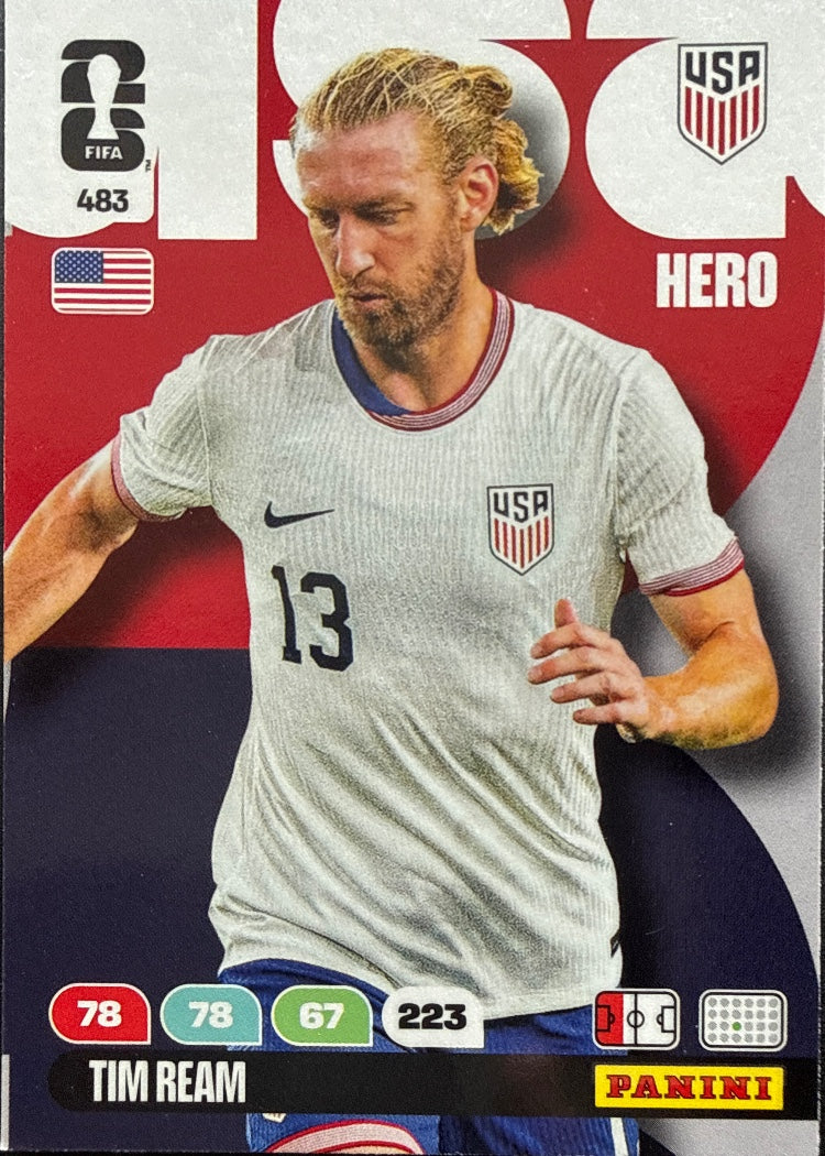 Tim Ream – Panini Adrenalyn XL FIFA World Cup 2026 – #483