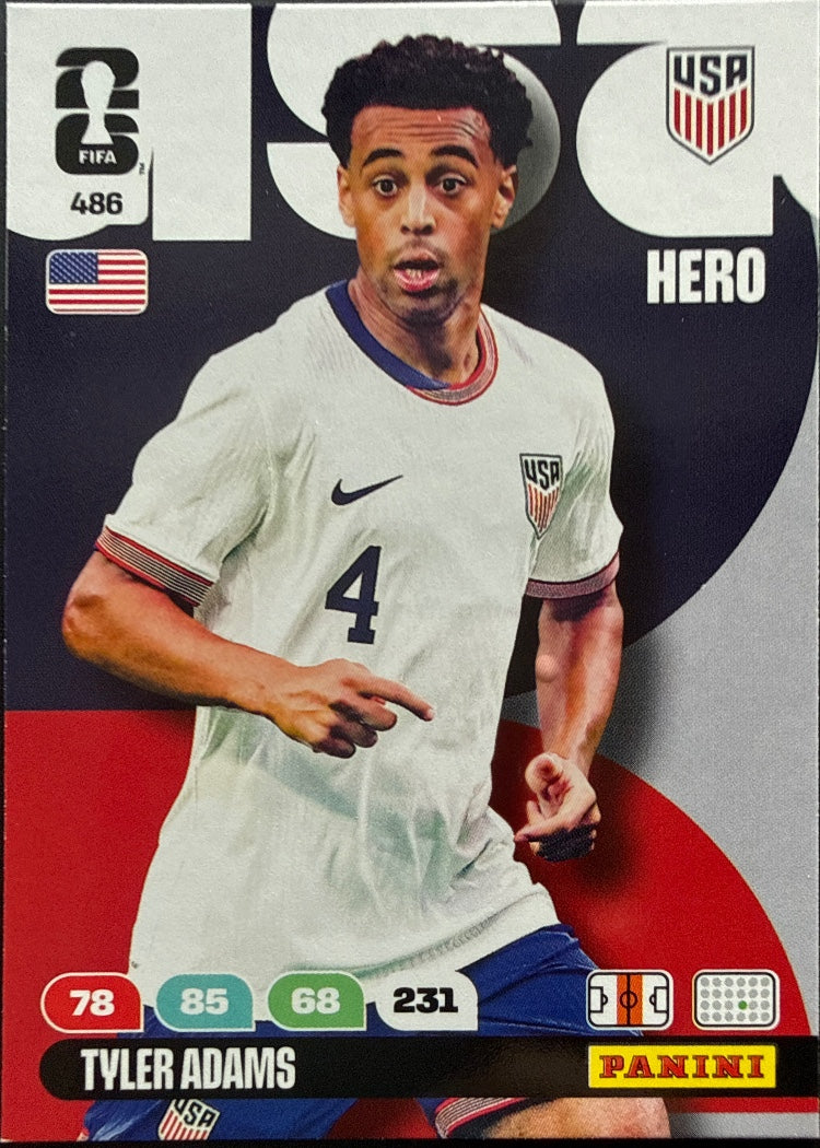 Tyler Adams – Panini Adrenalyn XL FIFA World Cup 2026 – #486