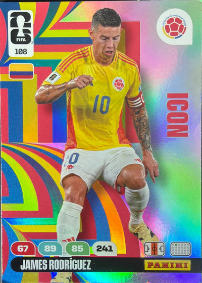 James Rodríguez – Panini Adrenalyn XL FIFA World Cup 2026 – #108