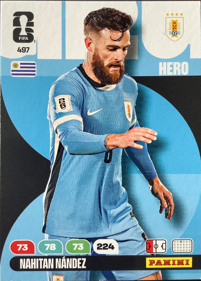Nahitan Nández – Panini Adrenalyn XL FIFA World Cup 2026 – #497