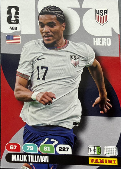 Malik Tillman – Panini Adrenalyn XL FIFA World Cup 2026 – #488