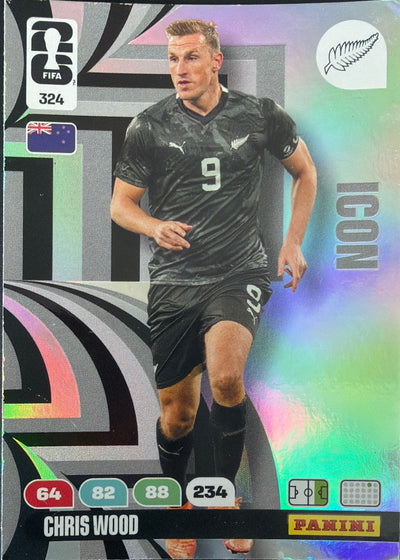 Chris Wood – Panini Adrenalyn XL FIFA World Cup 2026 – #324