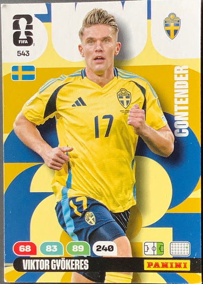 Viktor Gyökeres – Panini Adrenalyn XL FIFA World Cup 2026 – #543