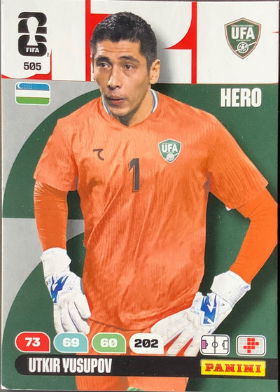 Utkir Yusupov – Panini Adrenalyn XL FIFA World Cup 2026 – #505