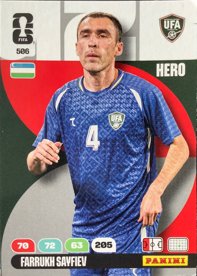 Farrukh Sayfiev – Panini Adrenalyn XL FIFA World Cup 2026 – #506
