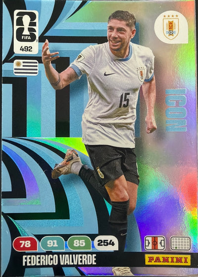Federico Valverde – Panini Adrenalyn XL FIFA World Cup 2026 – #492