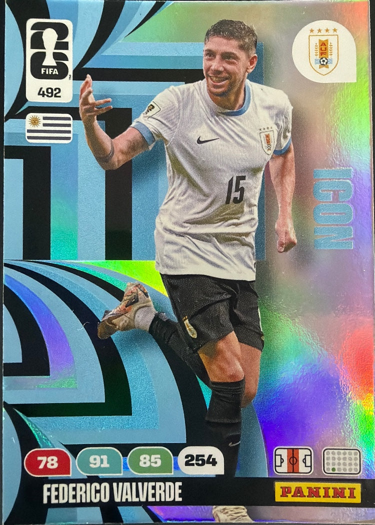 Federico Valverde – Panini Adrenalyn XL FIFA World Cup 2026 – #492