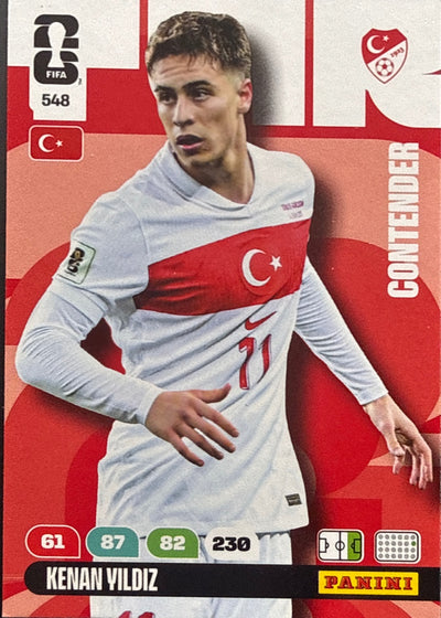 Kenan Yildiz – Panini Adrenalyn XL FIFA World Cup 2026 – #548