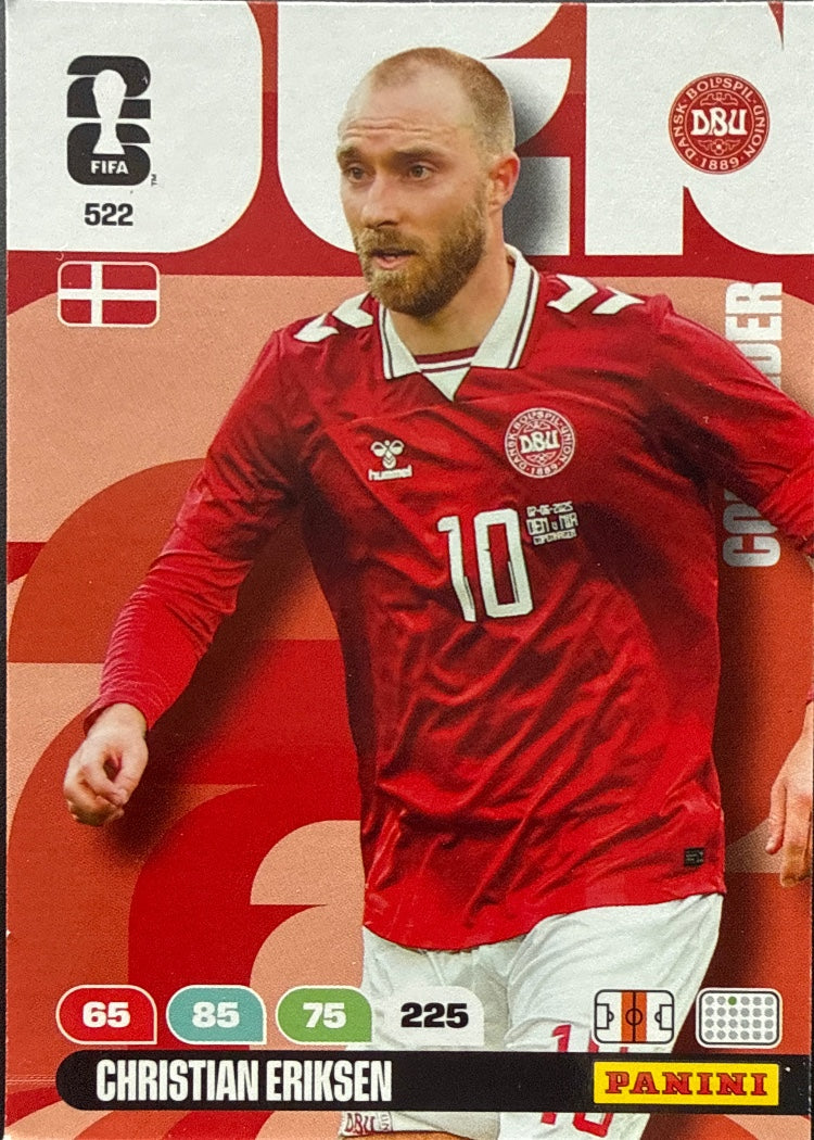 Christian Eriksen – Panini Adrenalyn XL FIFA World Cup 2026 – #522
