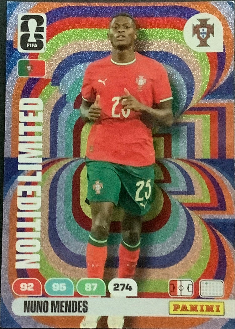 Nuno Mendes – Panini Adrenalyn XL FIFA World Cup 2026 – #le-nm