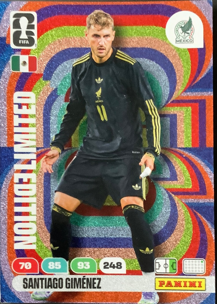 Santiago Giménez – Panini Adrenalyn XL FIFA World Cup 2026 – #le-sg