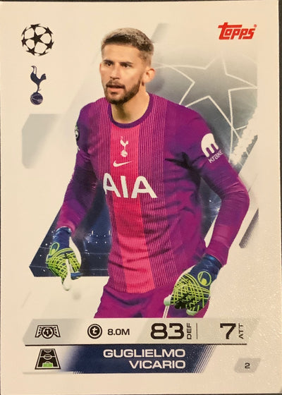 Guglielmo Vicario – Topps Match Attax Champions League 2025/26 – #2