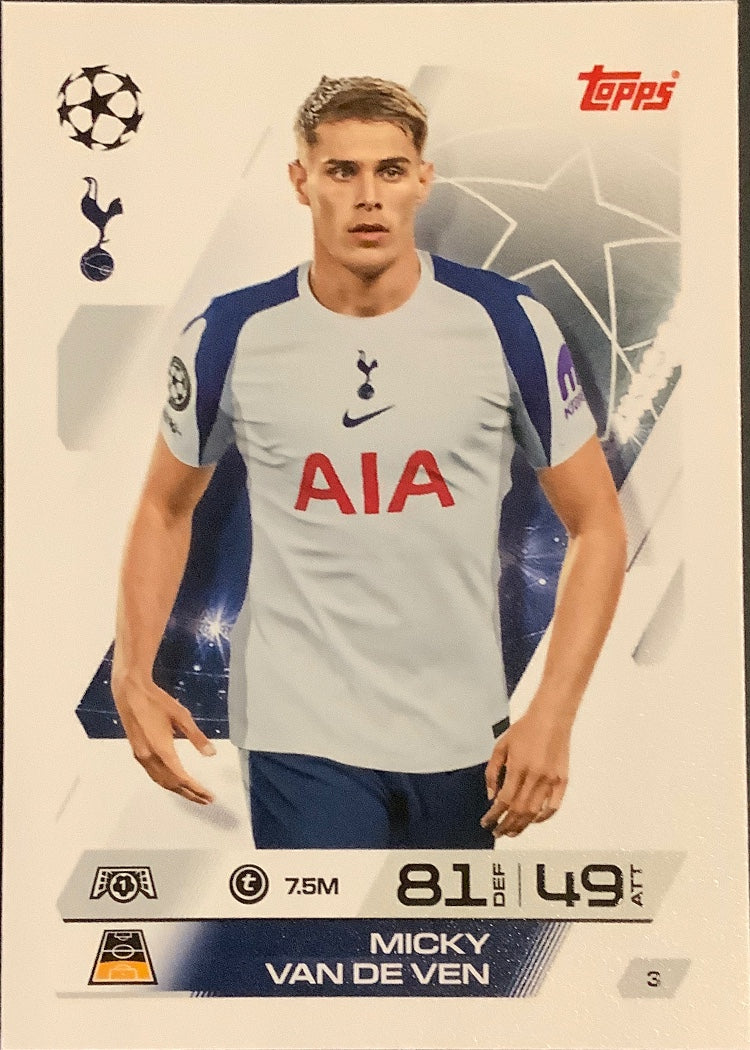 Micky van de Ven – Topps Match Attax Champions League 2025/26 – #3