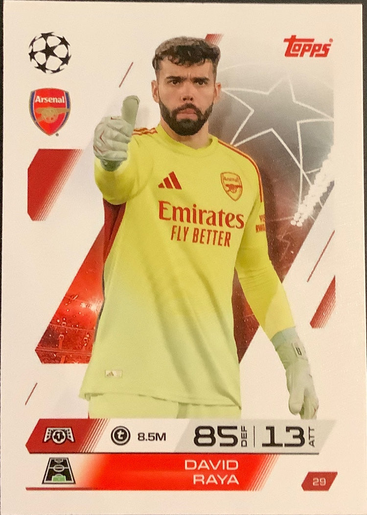 David Raya – Topps Match Attax Champions League 2025/26 – #29