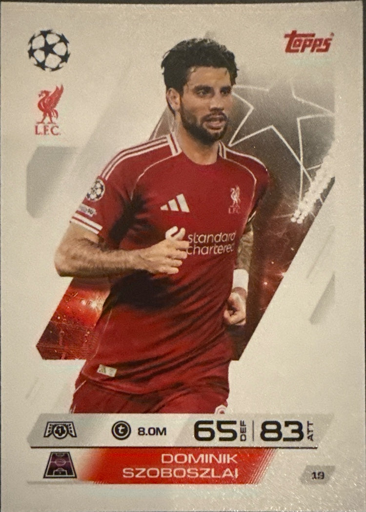 Dominik Szoboszlai – Topps Match Attax Champions League 2025/26 – #19