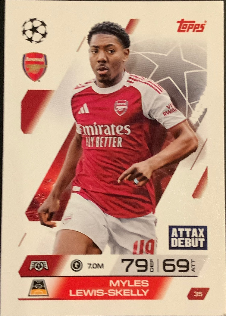 Myles Lewis-Skelly – Topps Match Attax Champions League 2025/26 – #35