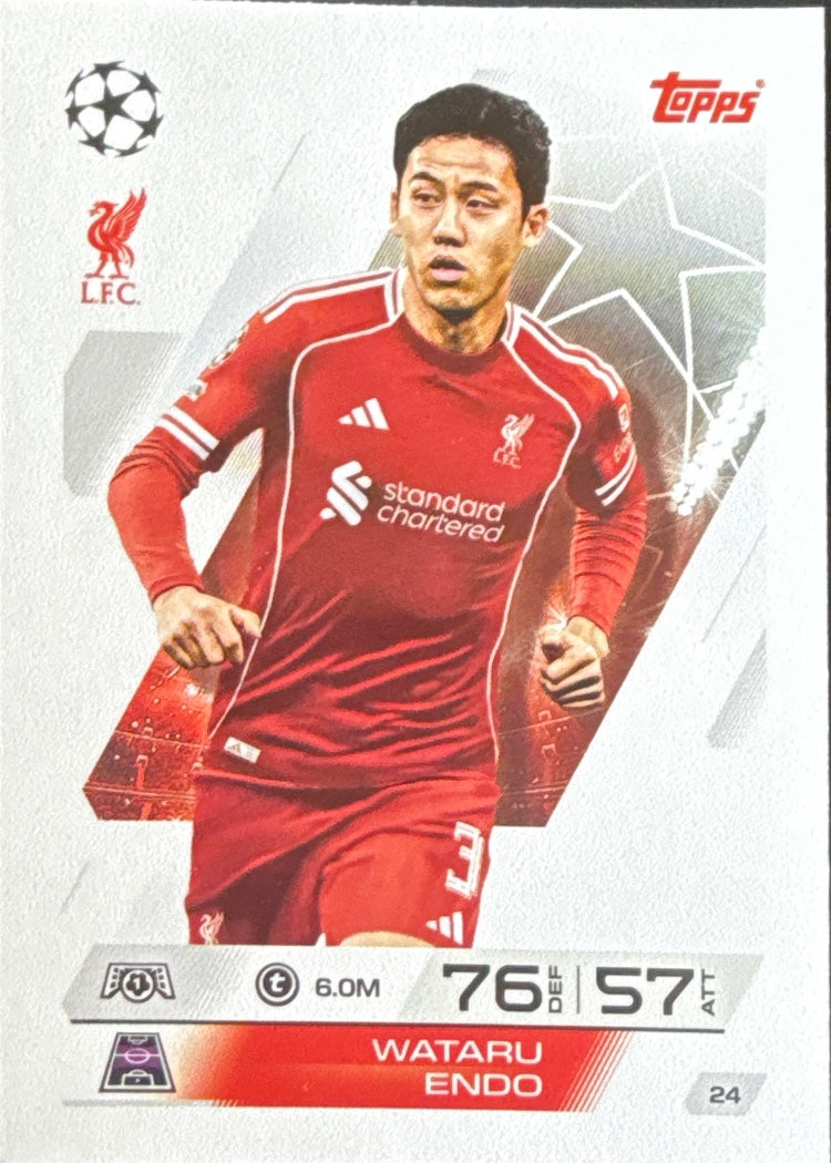 Wataru Endo – Topps Match Attax Champions League 2025/26 – #24