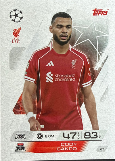 Cody Gakpo – Topps Match Attax Champions League 2025/26 – #27