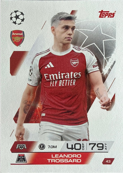 Leandro Trossard – Topps Match Attax Champions League 2025/26 – #43