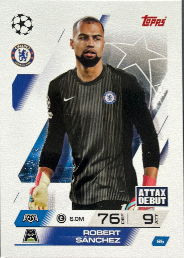 Robert Sánchez – Topps Match Attax Champions League 2025/26 – #65