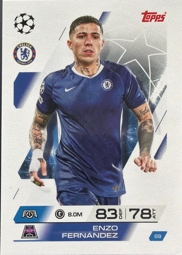 Enzo Fernández – Topps Match Attax Champions League 2025/26 – #68