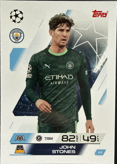 John Stones – Topps Match Attax Champions League 2025/26 – #49