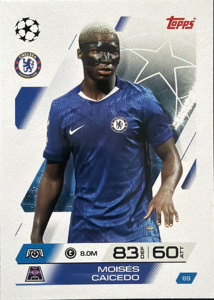 Moisés Caicedo – Topps Match Attax Champions League 2025/26 – #69