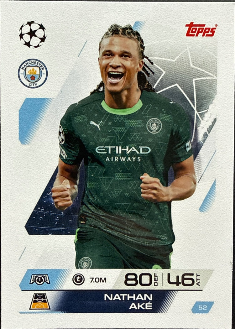 Nathan Aké – Topps Match Attax Champions League 2025/26 – #52