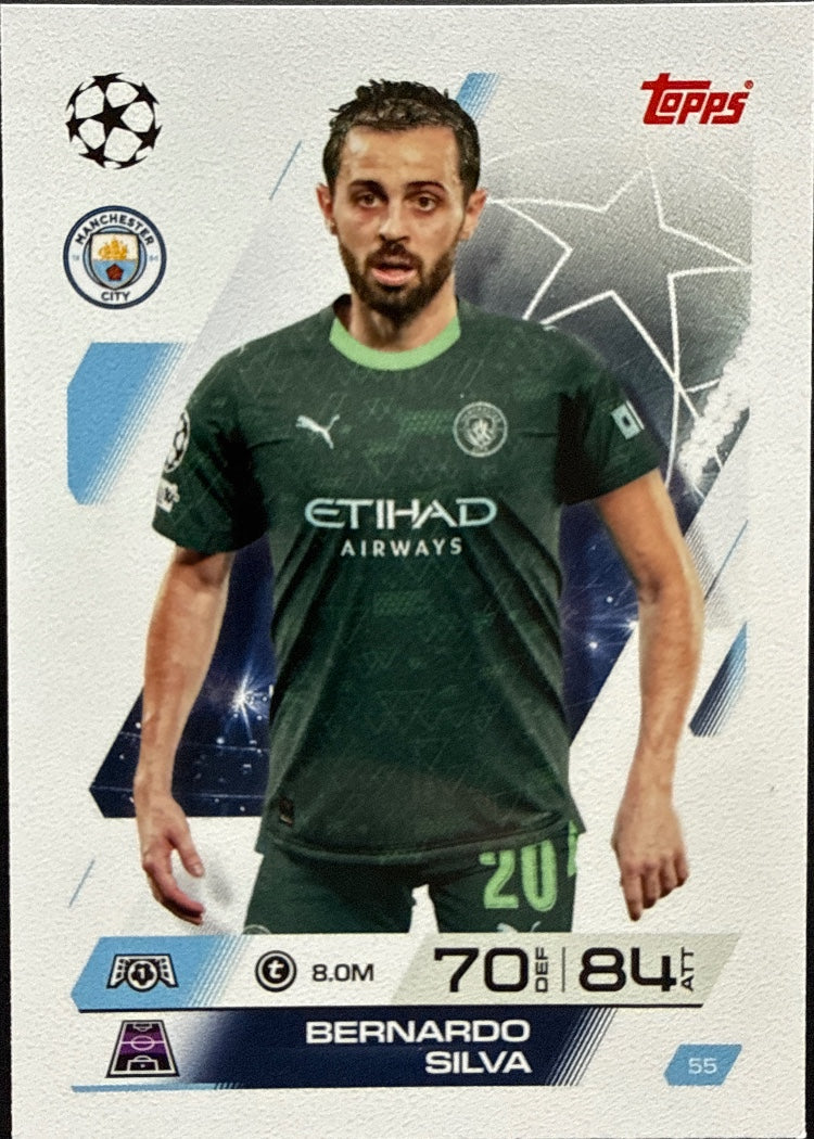 Bernardo Silva – Topps Match Attax Champions League 2025/26 – #55