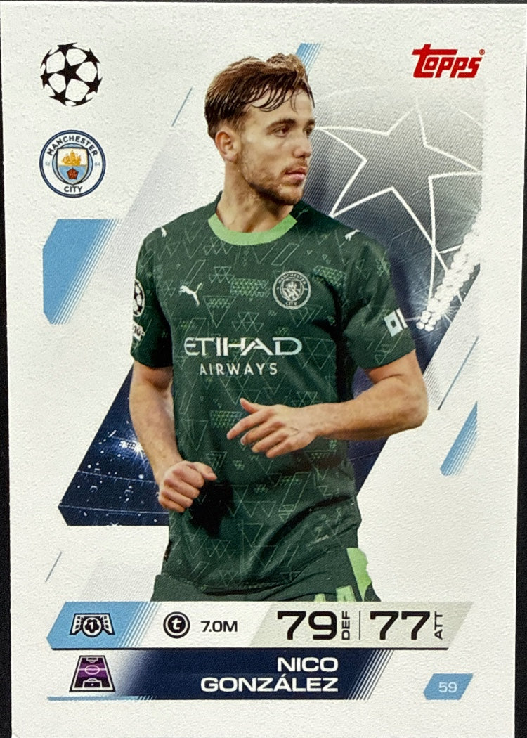 Nico González – Topps Match Attax Champions League 2025/26 – #59