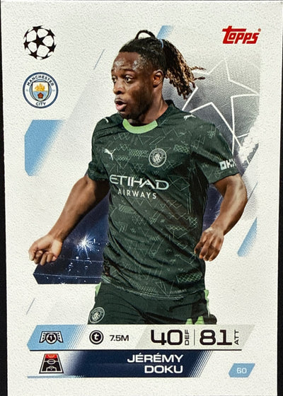 Jérémy Doku – Topps Match Attax Champions League 2025/26 – #60