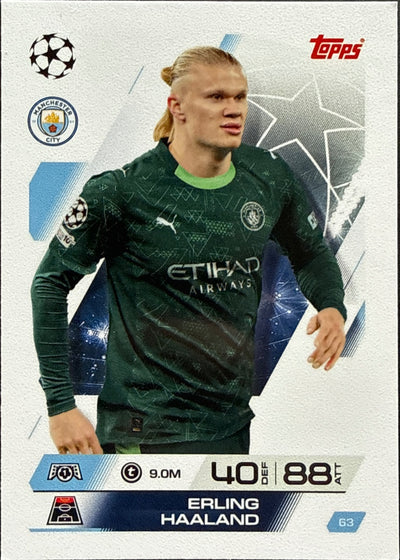 Erling Haaland – Topps Match Attax Champions League 2025/26 – #63