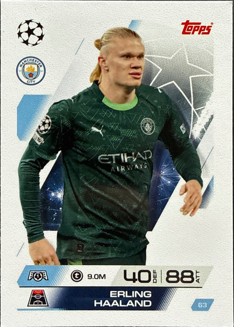 Erling Haaland – Topps Match Attax Champions League 2025/26 – #63