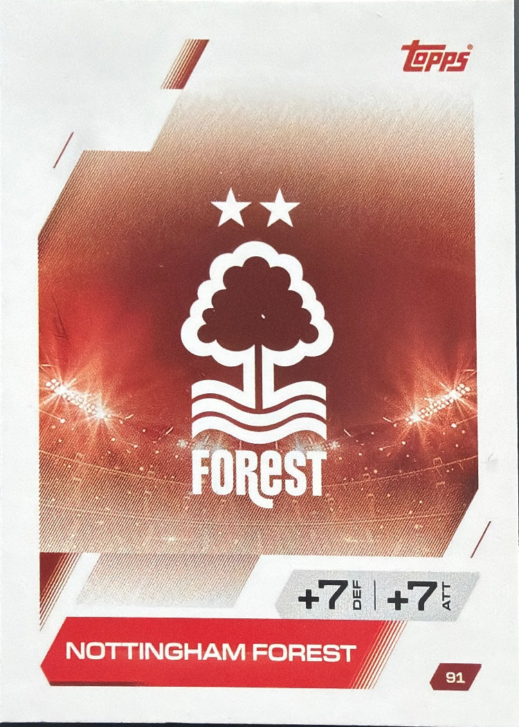Team Badge – Topps Match Attax Champions League 2025/26 – #91