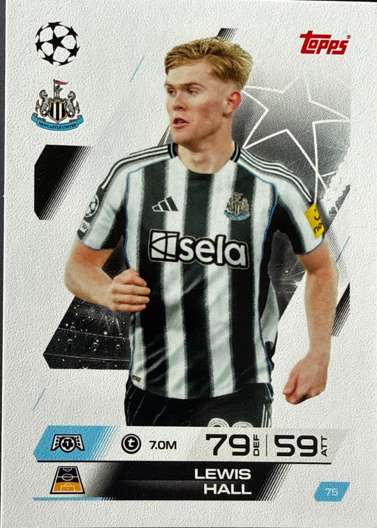 Lewis Hall – Topps Match Attax Champions League 2025/26 – #75