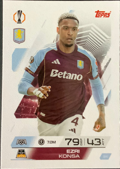 Ezri Konsa – Topps Match Attax Champions League 2025/26 – #84