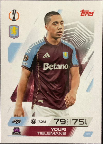 Youri Tielemans – Topps Match Attax Champions League 2025/26 – #87