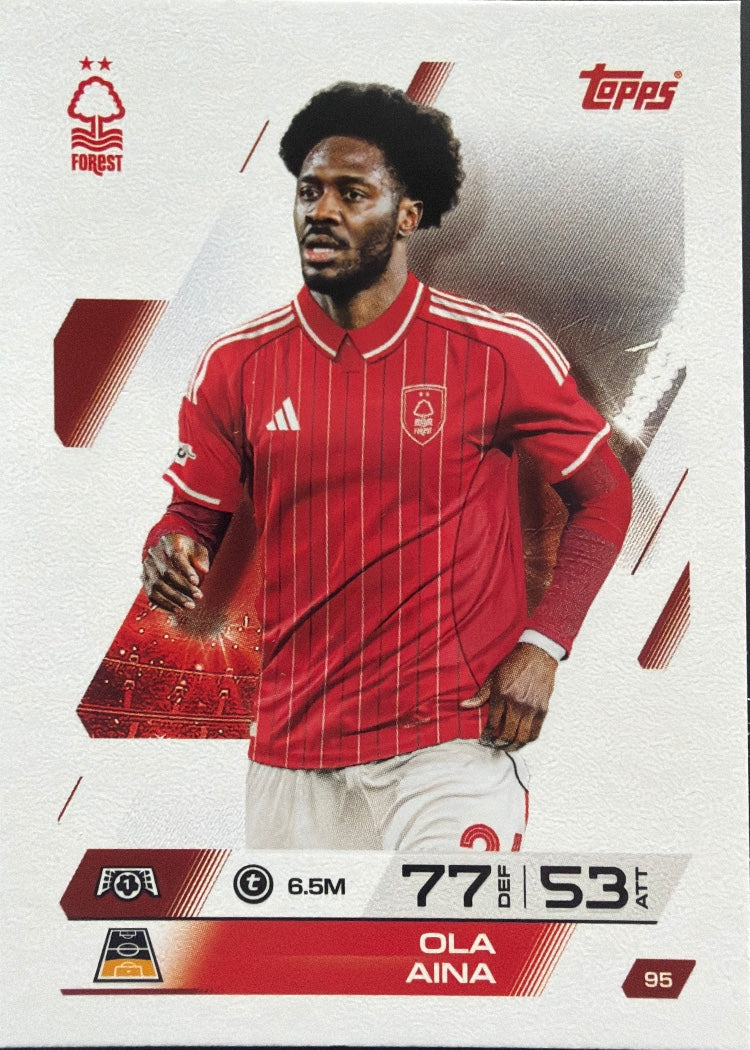 Ola Aina – Topps Match Attax Champions League 2025/26 – #95
