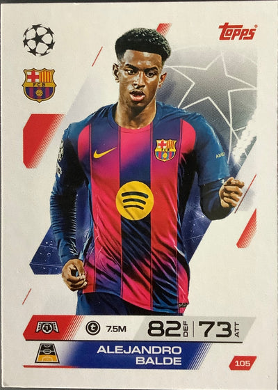 Alejandro Balde – Topps Match Attax Champions League 2025/26 – #105