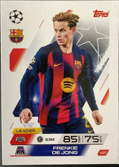 Frenkie de Jong – Topps Match Attax Champions League 2025/26 – #107