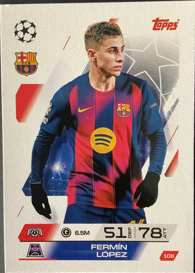 Fermín López – Topps Match Attax Champions League 2025/26 – #108