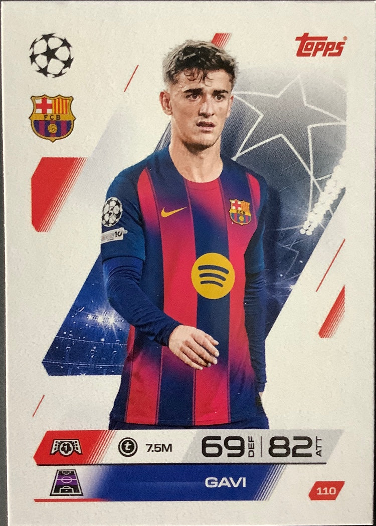 Gavi – Topps Match Attax Champions League 2025/26 – #110
