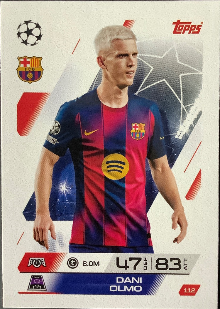 Dani Olmo – Topps Match Attax Champions League 2025/26 – #112