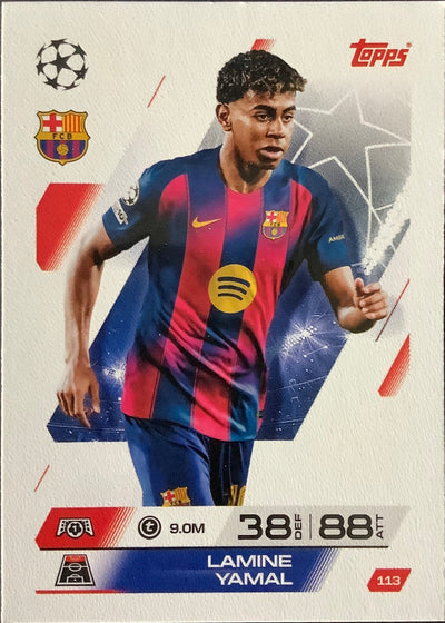 Lamine Yamal – Topps Match Attax Champions League 2025/26 – #113