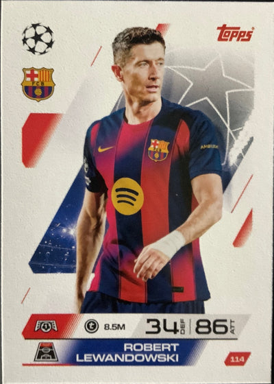 Robert Lewandowski – Topps Match Attax Champions League 2025/26 – #114
