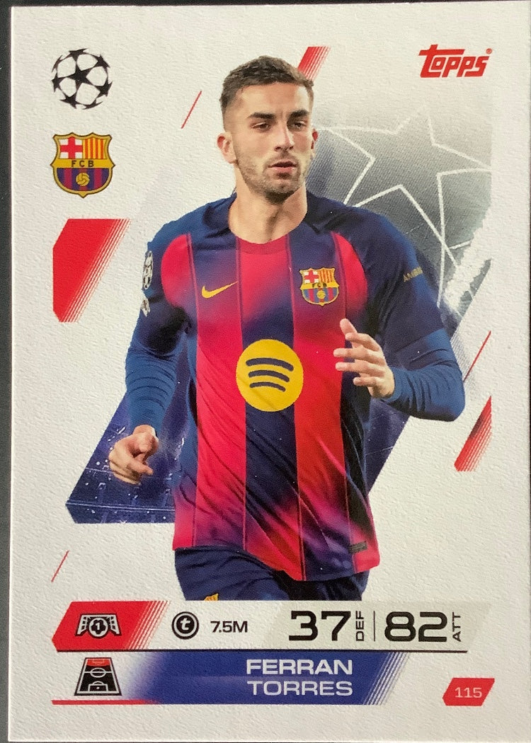 Ferran Torres – Topps Match Attax Champions League 2025/26 – #115